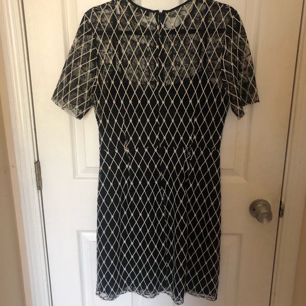 Sandro Paris Black Lace Dress - Picture 6 of 10